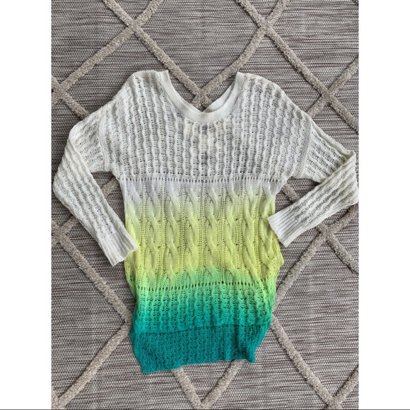 Ombré High-Low Boutique Sweater - Picture 2 of 4